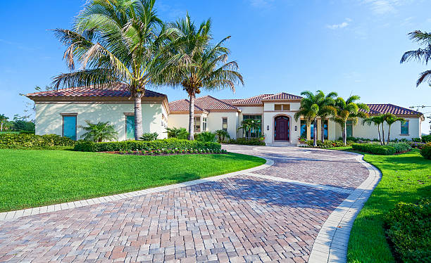 Permeable Paver Driveway in Midway South, TX